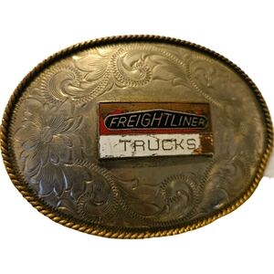 🏍 Vintage Freightliner Trucks Belt Buckle